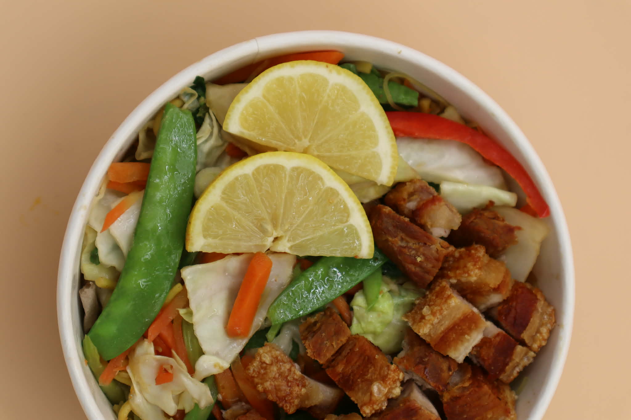 Pick-up orders food trays